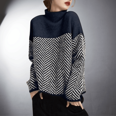Laurent™ | Pull en Maille Herringbone Élégante