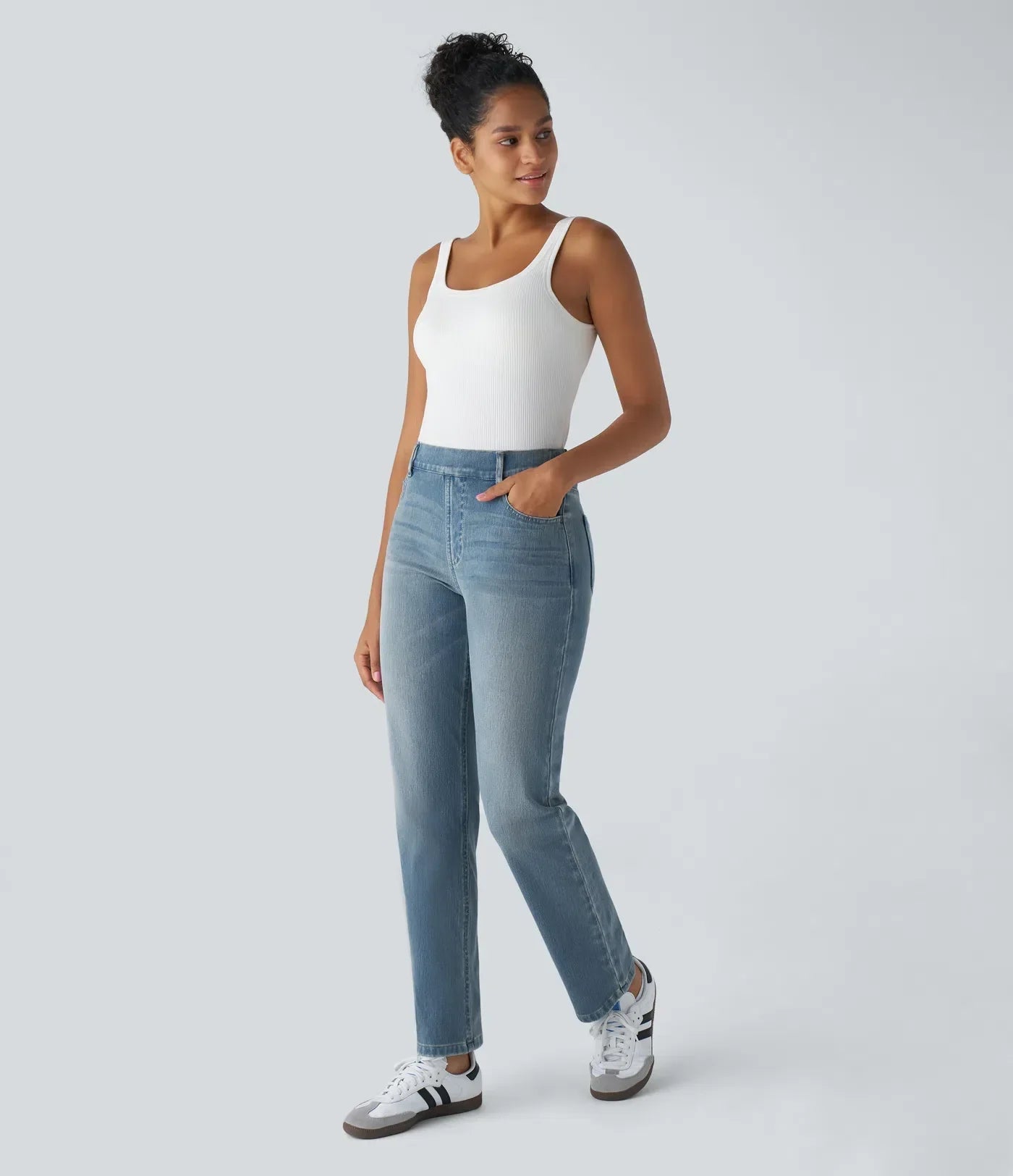 Elise | Pantalon Élastique & Confort