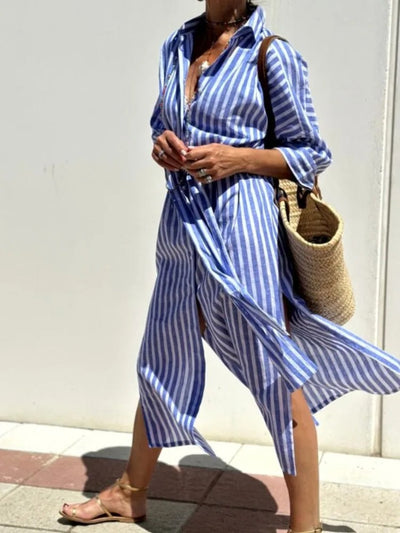 Denise™ | Robe Rayée Élégante et Confortable