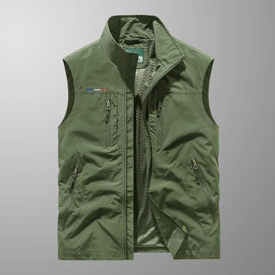 Hermann™ – Gilet cargo respirant avec plusieurs poches