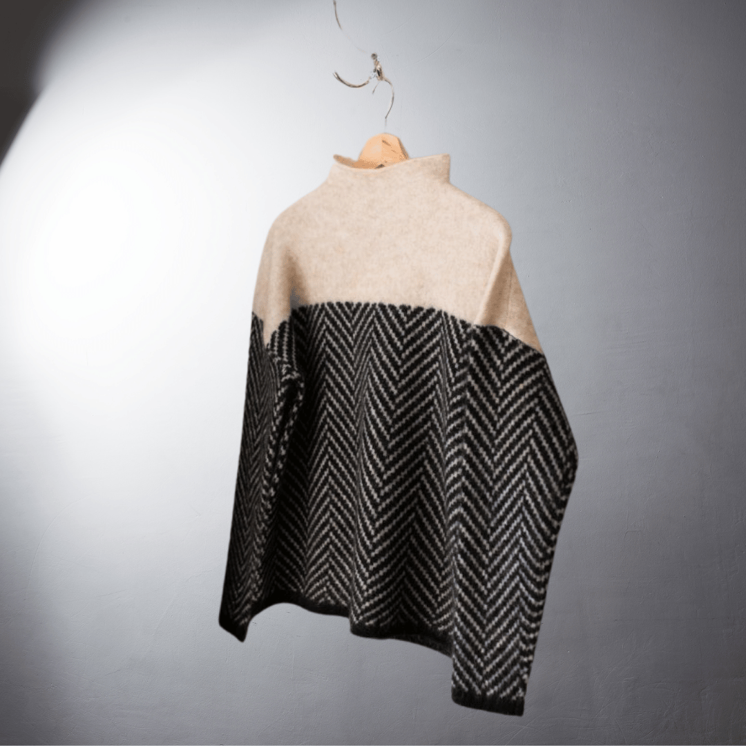 Laurent™ | Pull en Maille Herringbone Élégante