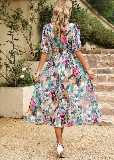 Camille™ | Robe Fleurie Élégante