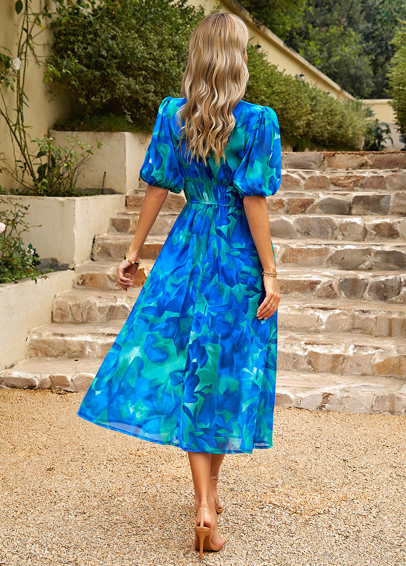 Camille™ | Robe Fleurie Élégante
