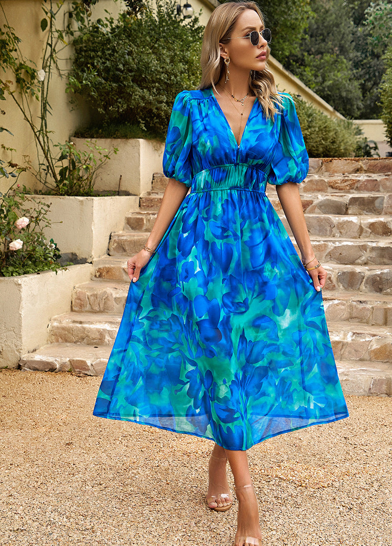 Camille™ | Robe Fleurie Élégante