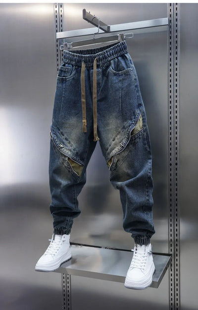 Noa™ | Pantalon Baggy Denim avec Ceinture