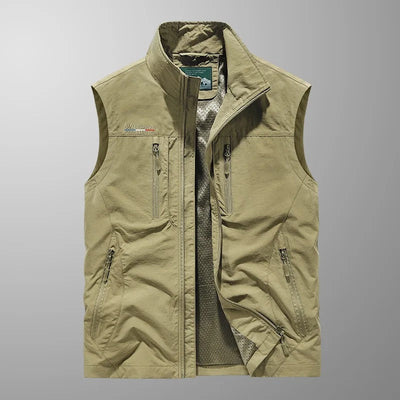 Hermann™ – Gilet cargo respirant avec plusieurs poches