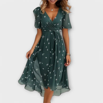 Éliane – Robe Femme à Col en V