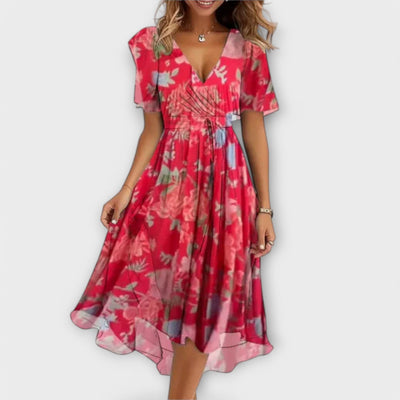 Éliane – Robe Femme à Col en V
